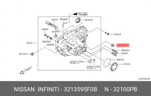 ПРОБКА 32135-95F0B 3213595F0B NISSAN