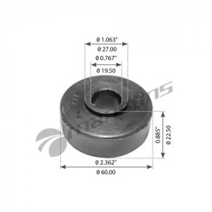 Втулка амортизатора SCANIA P,G,R,T series кабины (20x59x19) MANSONS 100550 MANSONS