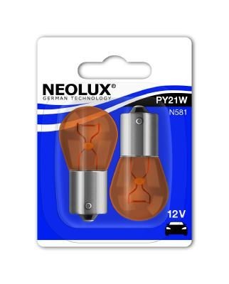 Лампа 12V PY21W BAU15s 280лм блистер (2шт.) Standard NEOLUX N581-02B NEOLUX