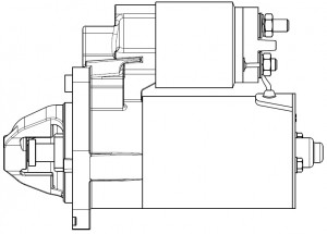 Стартер для а/м Fiat Albea (00-)/Doblo (01-) 1.6i 1,1кВт LSt 1618 LST 1618 START VOLT