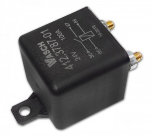 Реле электромагнитное 24V 4-х контактное 100А замыкающее с кронштейном (винт.заж 412378701 ENERGOMASH