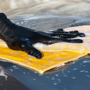 салфетка! микрофибра с абразивной сеткой для удаления грязи 35х40см, 1шт\ A78293S AVS