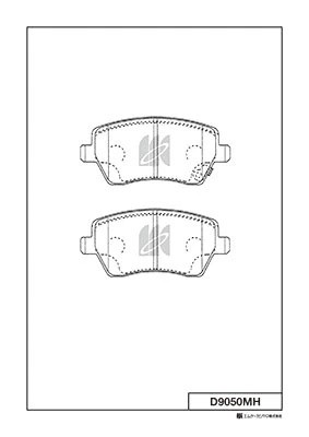 D9050M-01 колодки дисковые ! передние\ Opel Agila, Suzuki Swift 1.0-1.6i/1.3D 05 D9050MH MK KASHIYAMA