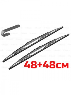 Щетка стеклоочистителя каркасная (475/475 мм) "BOSCH" Eco (2 шт.) 3 397 005 160 BOSCH