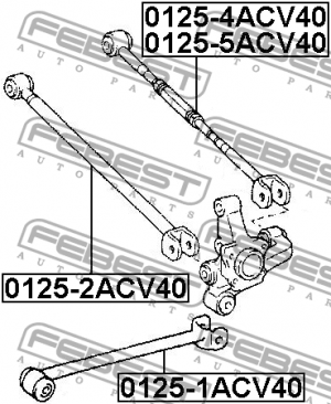 Рычаг подвески 0125-5ACV40 0125-5ACV40 FEBEST