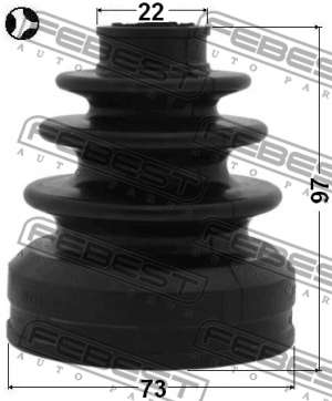 Пыльник ШРУСа внутренний LEXUS ES 05-12, IS 05-13, LIFAN SOLANO 08-14 0115-GRX12 0115-GRX125 FEBEST