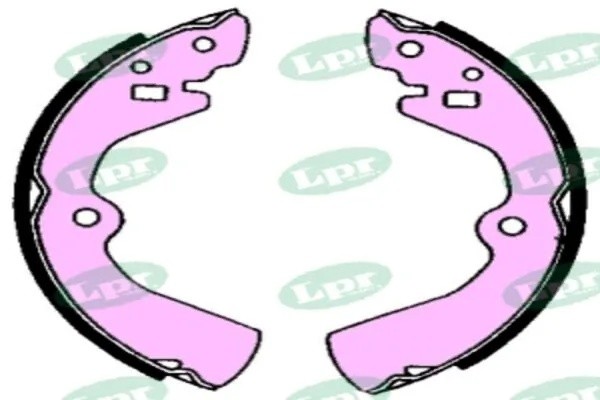 Колодки барабанные NISSAN PRIMERA P10, VANETTE 05480 05480 LPR