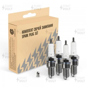 Свеча STARTVOLT VSP 0006B Г-3110 дв 406 (1,0 мм) (к-т 4шт) (ан.А14ДВРМ, LR17YC) VSP 0006B START VOLT