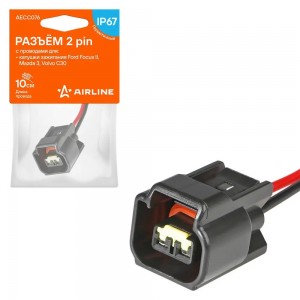 Разъем 2-х контактный к катушке зажигания с проводами AECC076 AIRLINE