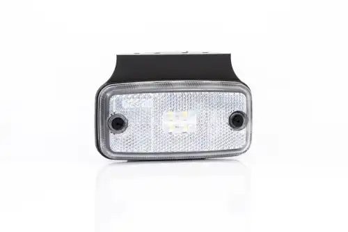 фонарь габаритный! белого цвета, LED 110х54, с кронштейном, проводом 0.5м\ Unive FT019BKLED FRISTOM