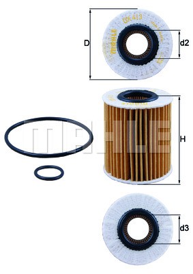 LEXUS/LAND CRUISER (120)/PRADO/RAV 4 OX413D1 MAHLE KNECHT