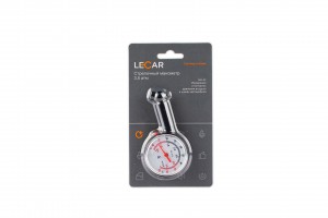 Манометр шин 3, 5 атм пласт. корпус LECAR LECAR000022706 LECAR