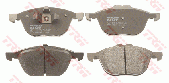 Колодки передние FORD TRANSIT/TOURNEO CONNECT (9/13- ) GDB2043 GDB2043 TRW