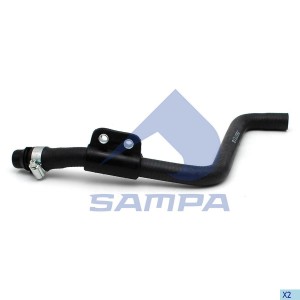 Патрубок DAF радиатора нижний SAMPA 052.003 SAMPA