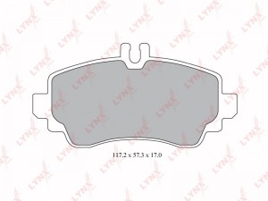 Колодки тормозные дисковые передние BD-5306 LYNXAUTO