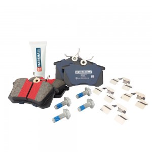 Торм. колодки дисковые задн. PLUS Skoda Octavia I-III 97- Rapid I II 12- VW Polo M2623554P MARSHALL