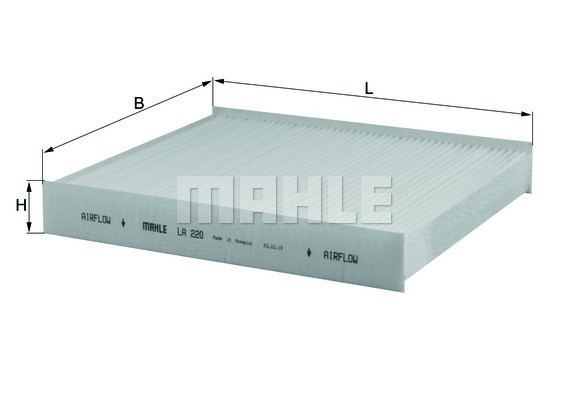 Фильтр воздушный салона FORD Focus 2,C-Max MAHLE LA220 MAHLE KNECHT