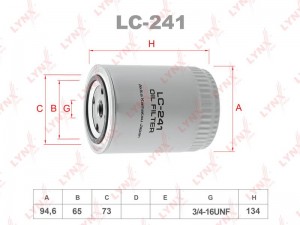 NISSAN / OPEL 2.0-2.3DIZ LC-241 LYNXAUTO