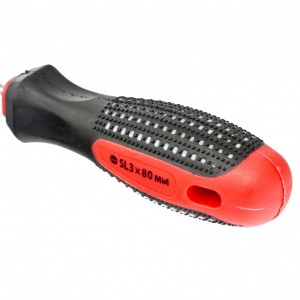 Отвертка шлицевая SL 3.0х80мм магнитная (сталь CrV) MATRIX 11406 MATRIX