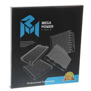 Фильтр воздушный салона HYUNDAI Solaris KIA Rio (11-) угольный MEGAPOWER 810-14-006 MEGA POWER
