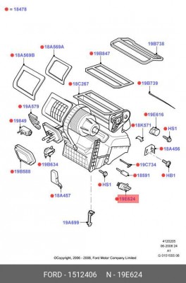 1512406 Управление 1 512 406 FORD