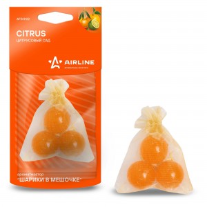 ароматизатор 'шарики в мешочке' цитрусовый сад!\ AFSH122 AIRLINE