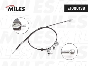 Трос стояночного тормоза правый TOYOTA AURIS 07- EI000138 EI000138 MILES