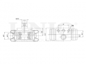 Цилиндр тормозной колесный BRC-20589 UNIO