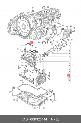 УПЛОТНЕНИЕ 0CK325444 0CK 325 444 VAG