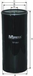 фильтр масляный !Long life \Scania P/R 124.P 114 (96г.-) TF661 MFILTER AUTOMOTIVE FILTERS
