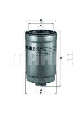 Фильтр топливный KC18/1 MAHLE KNECHT