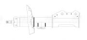 Амортизатор Opel Astra J (10-)/Chevrolet Orlando (10-) (стойка) пер. прав. (AG 2 AG21363 TRIALLI