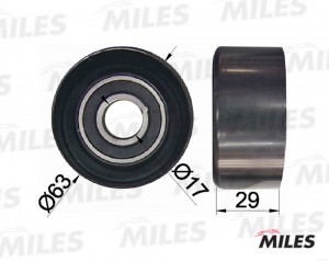 Ролик ремня приводного OPEL ASTRA H/ZAFIRA 1.6/1.8 AG03007 AG03007 MILES