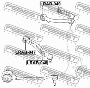Сайлентблок передни нижн рычага RANGE ROVER IV 2013- LRAB-047 LRAB-047 FEBEST