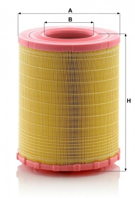 фильтр воздушный! с крышкой H347 D274 d127\ MB OM470 C29010KIT MANN FILTER