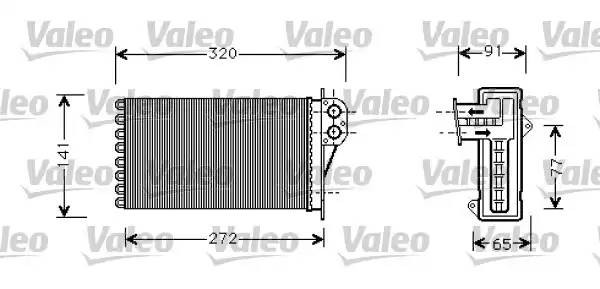 Радиатор отопителя VALEO 812221 VALEO PHC