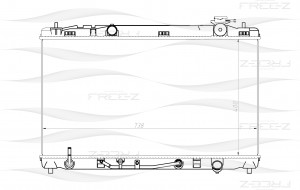 Радиатор TOYOTA Camry 06- KK0193 KK0193 FREE Z