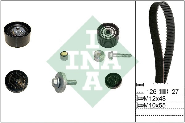 Комплект ГРМ RENAULT LAGUNA II 530063810 530 0638 10 INA