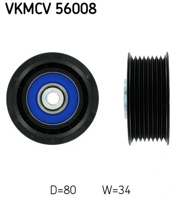 Ролик натяжителя Scania 4 Series DC 9; Scania P/G/R/T Series DC 9, DC 11, DC-DT  VKMCV56008 SKF