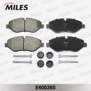 Колодки тормозные передние (без датчика + болты) (Смесь Low-Metallic) (MB SPRINT E400260 MILES