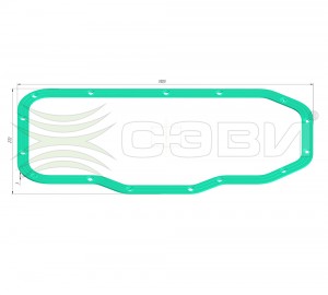 Прокладка поддона с пресс-шайбами для двиг.ЗМЗ-406,514 СЭВИ-ЭКСТРИМ 5431-9070 SEVI