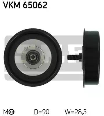ролик натяжной ремня НО!\ Mitsubishi Galant 2.0 96-00 VKM65062 SKF