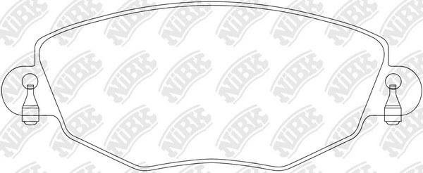 Колодки тормозные FORD MONDEO 0007/JAGUAR X-TYPE 01 передние PN0159 PN0159 NIBK