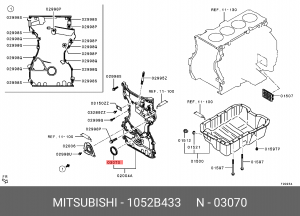 Сальник вала 1052B433 1052B433 MITSUBISHI