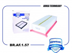 Фильтр воздушный BR.AF.1.57 165467674R RENAULT Duster HSA/M [2,0] 15-, Kaptur 16 BRAF157 BRAVE