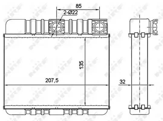 BMW 3-E46 (1998-2005)/ X3 E83 (2004-2010) 54277 NRF