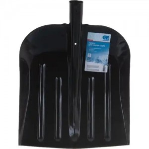 Лопата снеговая стальная эмалированная 365х330мм без черенка СИБРТЕХ 61531 SIBRTEC