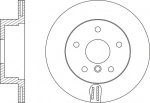 Диск тормозной BMW X5 E70 3.0/X6 E71 3.0  RN1593 RN1593 NIBK