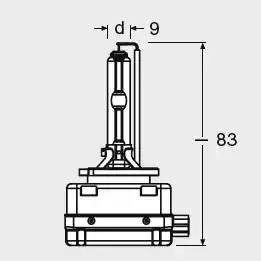 D3S OSRAM CLASSIC XENARC 4150К 66340CLC OSRAM