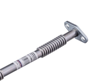 Трубка КАМАЗ слива масла турбокомпрессора L=430мм АВТОМАГНАТ 451041118430 AVTOMAGNAT